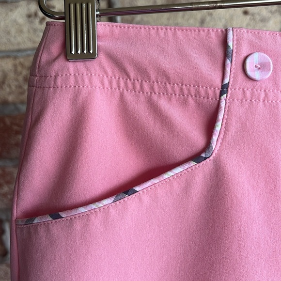 EP Pro soft pink skort with plaid trim. Size 12. - Picture 2 of 10